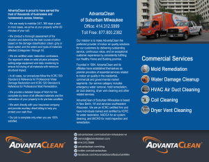 AdvantaClean - Commercial Brochure outside