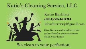 Katie's Cleaning Service - Business Card