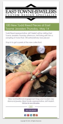 East Towne Jewelers - Email Marketing