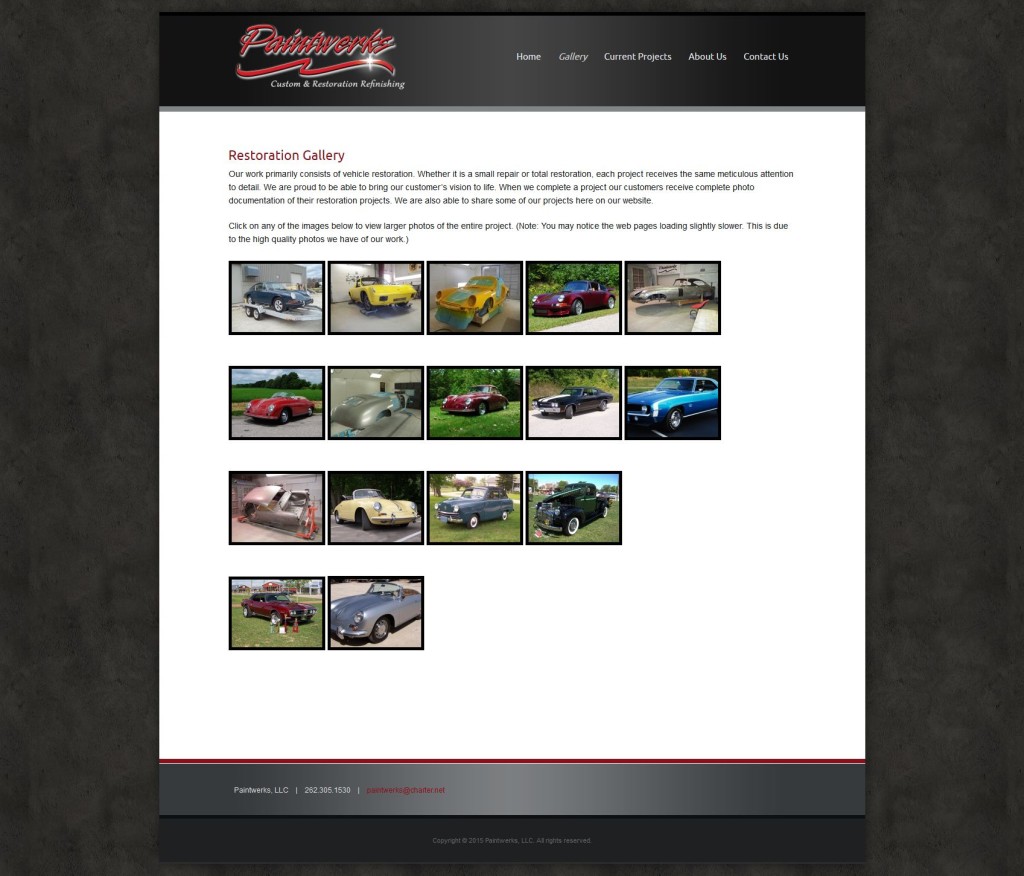 Paintwerks - Website