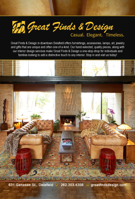 Great Finds & Design - Magazine Ad